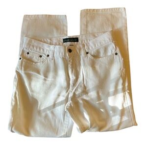 Lauren Ralph Lauren women white ankle pant size 6 #10125
